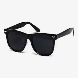 New Classic Wayfarer Non-Polarized Sunglasses - Unisex - Black | Fashion Non-Polarized Black Sunglasses