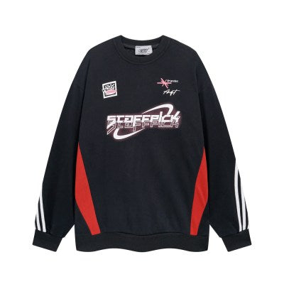 0256 Brandes Triple Lining Design Fur Sweatshirt ' Black '