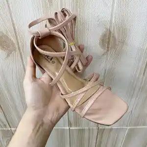 New Long Lace Up Heel Shoes For Women - Fashion | Shoes For Women | Women's Wear | Ladies Heel Shoes |