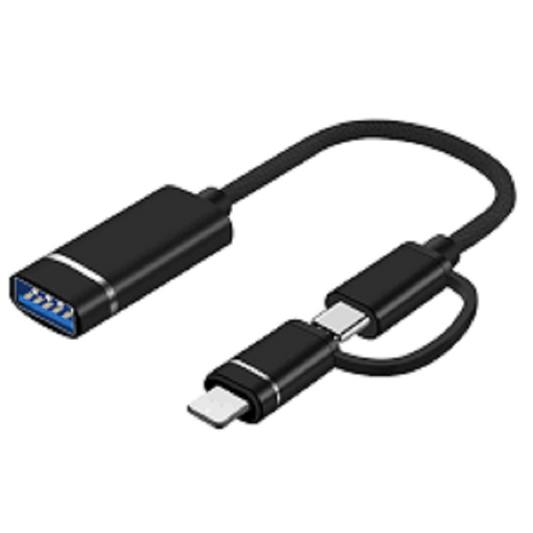 OTG 2-in-1 Cable Is Suitable TYPEC Adapter Cable 2-in-1 Universal Multi-Function Data Cable