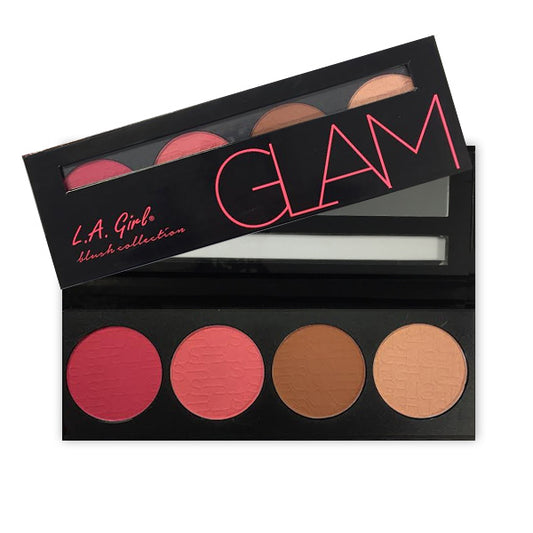 L.A. GIRL Beauty Brick Blush Collection Glam 22g With Free Lipliner By Genuine Collection