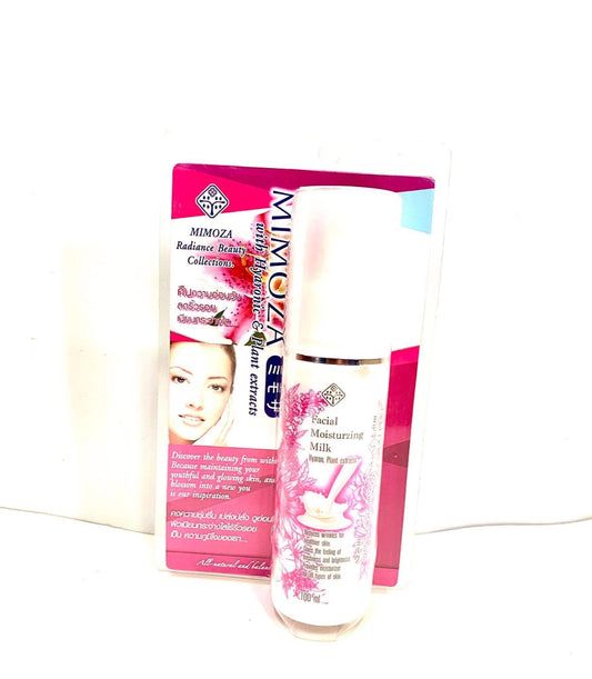 MIMOZA Facial Moisturizing Milk 100ml With Free Lipliner By Genuine Collection