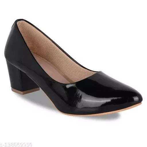 Black Heel Close Shoes For Women