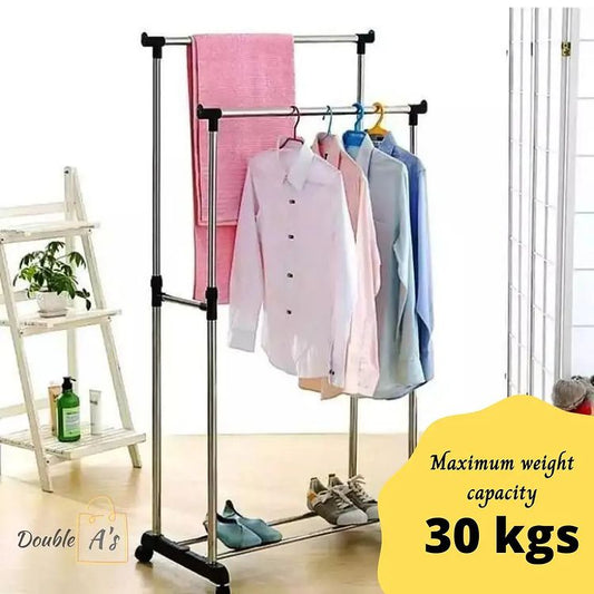 Portable 2 Pole Cloth Hanger