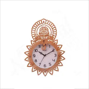 Ganesh Fancy wooden Wall WGL 1601 Clock Smart Gallry