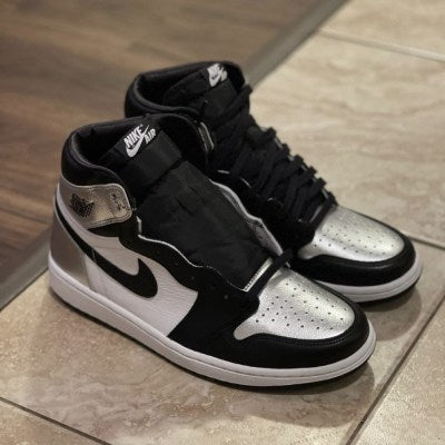 Nike Air Jordan 1 High " Silver Toe "