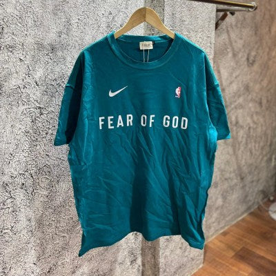 Nike X Fear Of God Reversible Over Size T-shirt " Dark Cyan Blue "