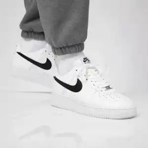 Air Force 1 White Black Sneaker for Men