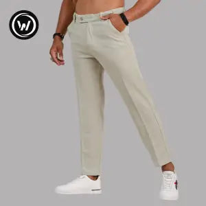 Wraon Lime Green Premium Formal Chinos Pant For Men - Fashion | Pants For Men | Men's Wear | Chinos Pants |