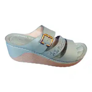 Sandal For Women In Block Heels Pattern