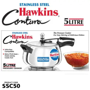 Hawkins SSC50 Classic Pressure Cooker - 5.0 Ltrs