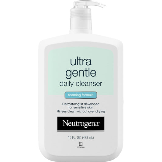 Neutrogena Ultra Gentle Daily Facial Cleanser for Sensitive Skin, Oil-Free, Soap-Free 16 oz By Genuine collection