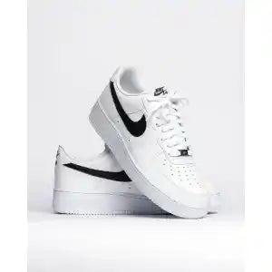Air Force 1 White Black Premium Sneaker for Men