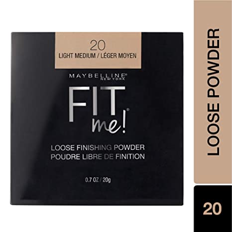 Maybelline New York Fit Me Loose Finishing Powder, 20 Light Medium By Genuine Collection