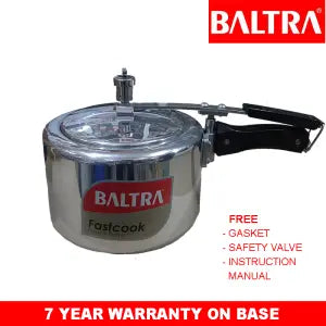 Baltra Fast Cook Pressure Cooker - 1.5 Liters - white - BPC F150
