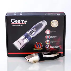 Original Zero Adjustable Professional Rechargeable Hair trimmer Electric GEEMY GM-6066 Smart Gallery