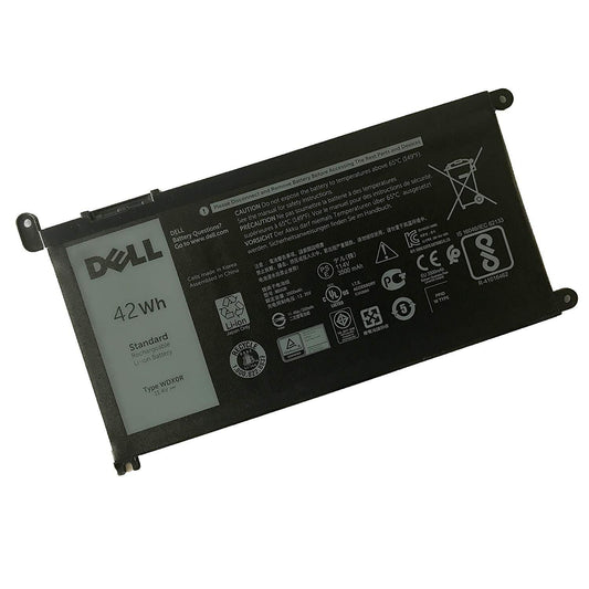 Dell Battery WDXOR 42Whr 4-cell 11.4V for Dell Inspiron 13 5368 5378 7368 7378, Inspiron 15 5565 5567 5568 5578 7560 7570 7579 7569 P58F and Inspiron 17 5765 5767 (Type WDX0R) (Renewed)