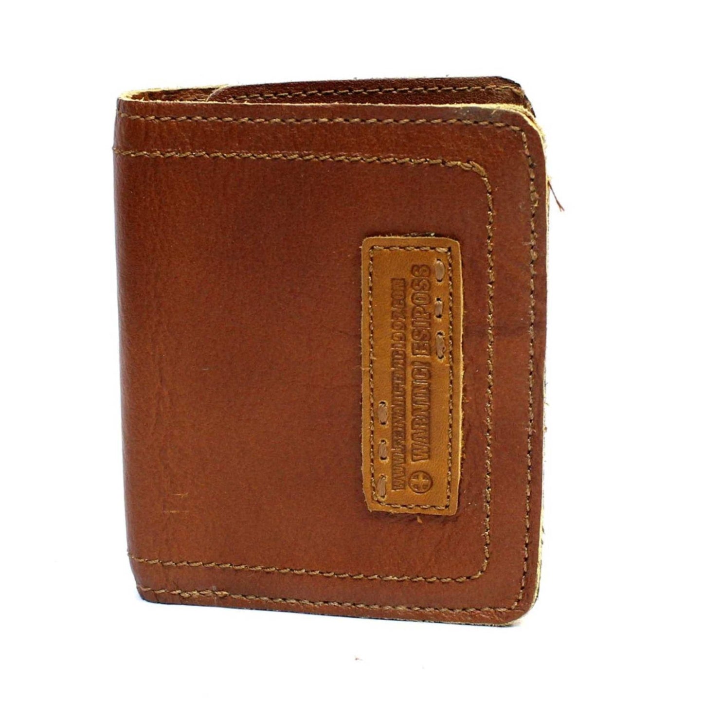 2 Folding Brown Esiposs Leather Wallet For Men
