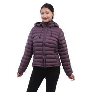 Moonstar Neon Silicon Hooded Jacket for Women / 3 Layer / Windproof