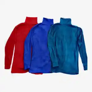Combo Of 3 Thermocot Thermal Set For Men - Winter Polar Full Sleeves HighneckFor Men - Colour May Var