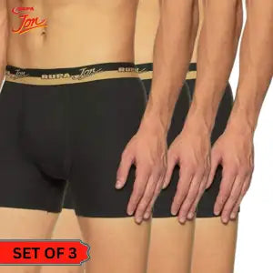 Rupa Jon Ace Plain Drawer / Trunk For Men (Pack Of 3) - Fashion | Innerwear For Men | Underwear For Men