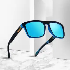Polarized Trendy Sporty Square Sunglasses for Men - Wayfarer Style with Full Rim Frame - Men's Sunglasses |
