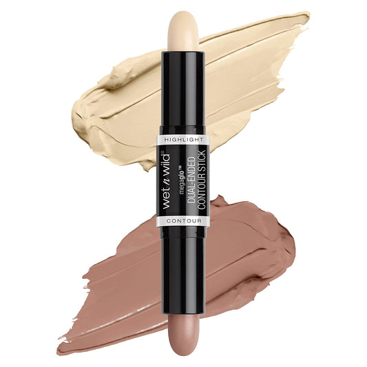 wet n wild MegaGlo Dual-Ended Contour Stick, Light Medium, Cruelty-Free by Genuine Collection