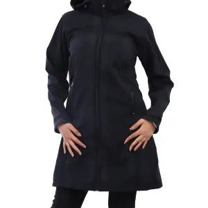 Moonstar Long Softshell Jacket For Women With Polar Inside - Multicolor | Windproof Jacket