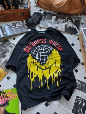 Darkness World Printed T-shirt " Black "