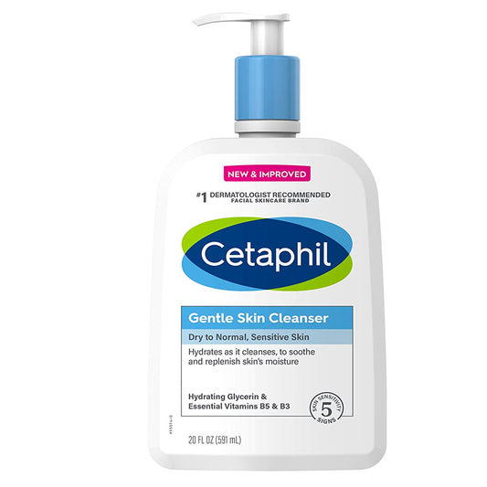Cetaphil Gentle Skin Cleanser Dry to Normal, Ssensetive Skin 591ml by Genuine Collection