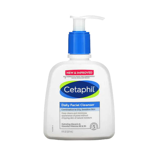 Cetaphil Daily Facial Cleanser (Combination to Oily,Sensitive Skin) -237ml