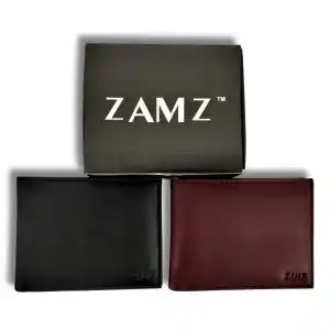 Zamz Premium Quality Genuine Leather Slim Wallet With Elite Features For Men - Fashion Leather Wallet For Men