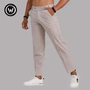 Wraon Light Cream Premium Formal Chinos Pant For Men - Fashion | Pants For Men | Men's Wear | Chinos Pants |