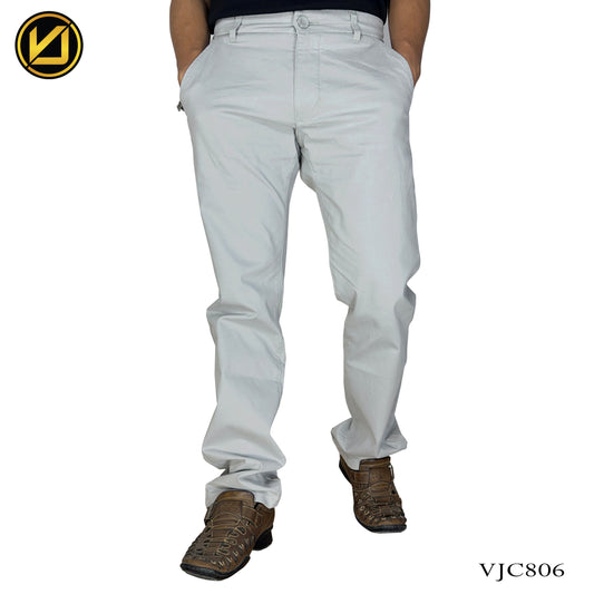 VIRJEANS (VJC806) Stretchable Cotton Chinos Pant For Men-Grey