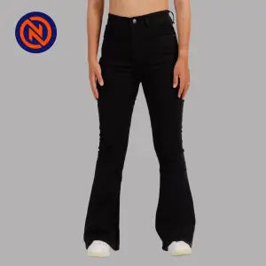 Nepster Black High Rise Premium Stretchable Belly Jeans For Women