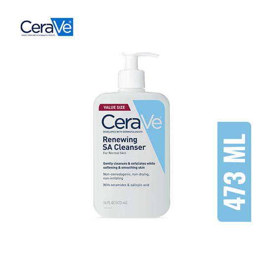CeraVe Renewing SA Cleanser With Ceramides &Salicylic Acid 473 ml (VALUE SIZE)