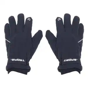 Sport Full Waterproof And Windproof Inside Thick Fleece Fur Lined Glove For Winter Warm Riding