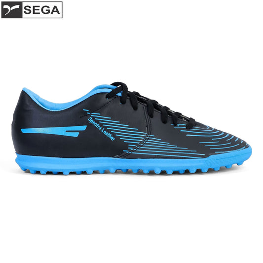 sega blueblack spectra leather futsal shoes for men