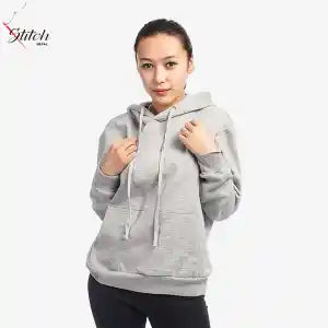 Stitch Nepal Oversized Cotton Terry Hoodie for Women #0164