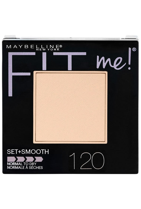 Maybelline Fit Me SET + SMOOTH POWDER 120 Classic Ivory 8.5g With Free Lipliner By Genuine Collection