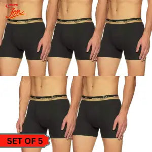 Rupa Jon Ace Plain Drawer / Trunk For Men (Pack Of 5) - Fashion | Innerwear For Men | Underwear For Men