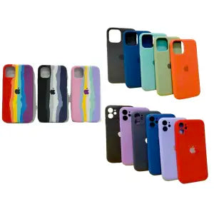 Apple iphone 11 Silicone Soft Cover Case -Microfiber Inside