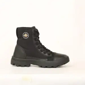 Goldstar Black Color Ankle Boots For Men