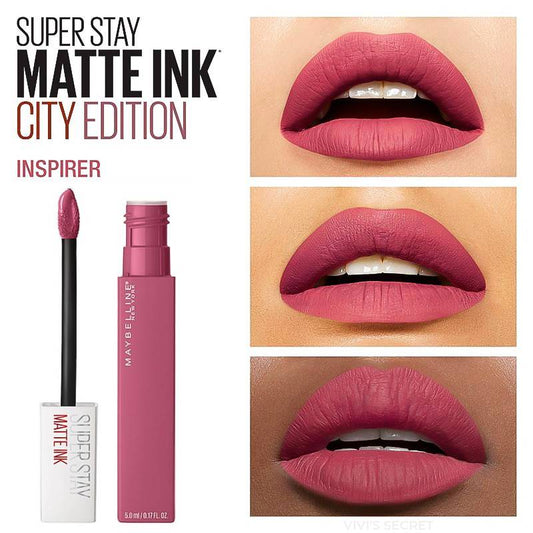 Maybelline Super Stay Matte Ink Lip Color, 125 Inspirer By Genuine Collection
