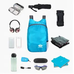 22L Lightweight Bag Pack Waterproof Folding Bag Hiking Travel Sports Backpack Women Portable Bag Travel