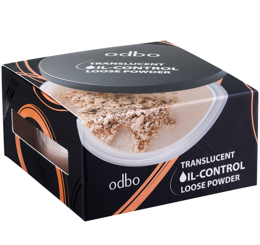 Odbo Translucent Oil-Control Loose Powder OD637-01 With Free Lipliner By Genuine Collection