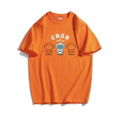 Myy22-2 Cbgb Printed T-shirt " Orange "
