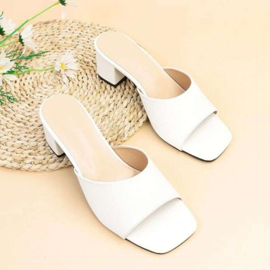 White Heel Sandals For Women
