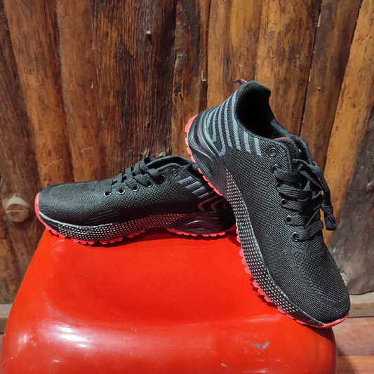 Sports Shoes For Men- Black Red