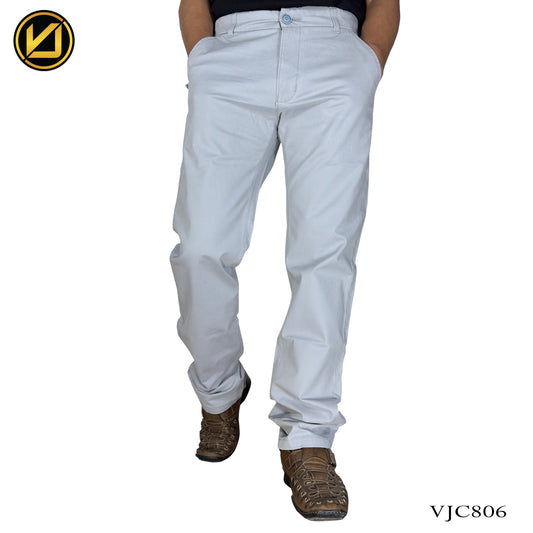 VIRJEANS (VJC806) Stretchable Cotton Chinos Pant For Men-Sky Light Blue